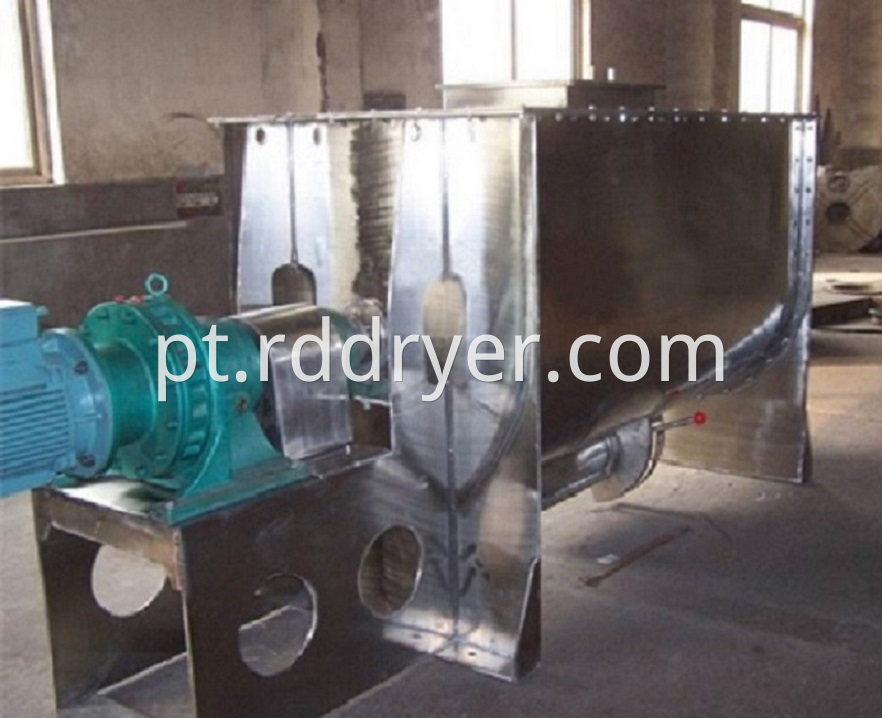 Horizontal Ribbon Mixer for Continuous Powder Mixing